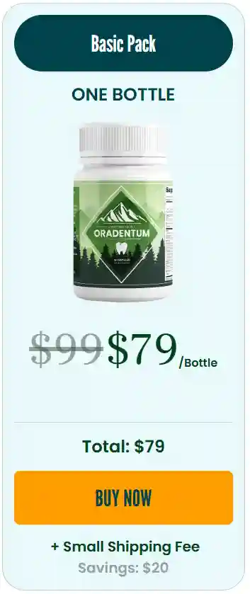 oradentum price 1 bottle for $79